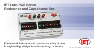 IET RCS resistance, capacitance box