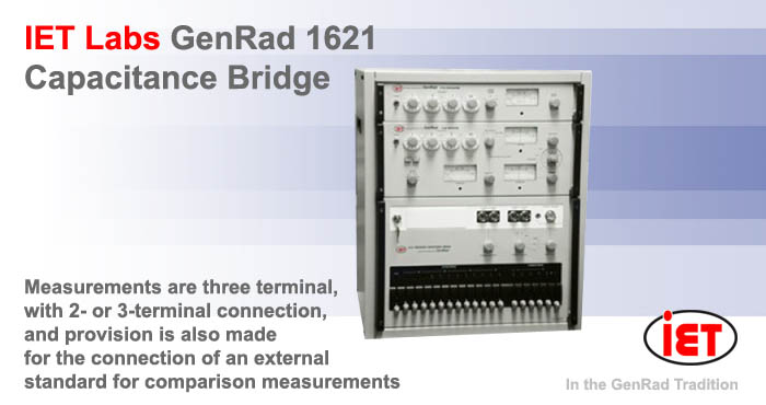 IET GenRad 1621 kapacitáshíd