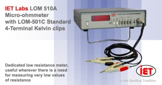 IET LOM 510A micro-ohmmeter