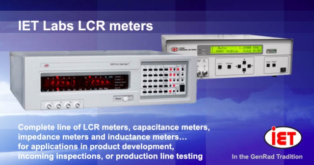 IET Labs LCR meters