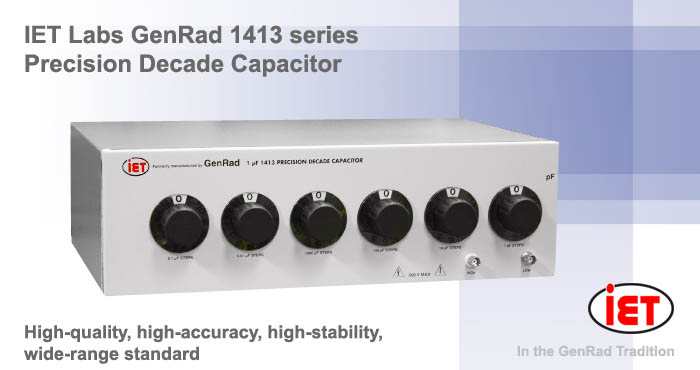 IET GenRad 1413 Precision Decade Capacitor