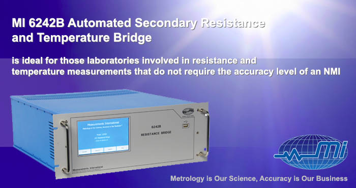 MI 6242B Automated Secondary Resistance,Temperature Bridge