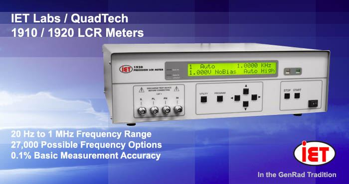 IET 1910-1920 LCR meter