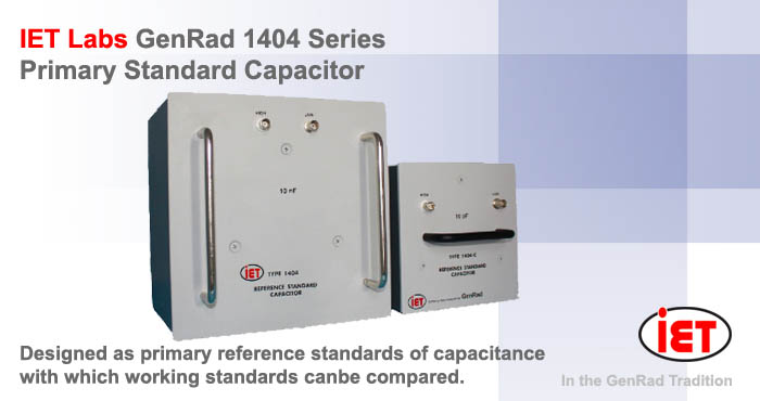 IET GenRad 1404 primary capacitance standard