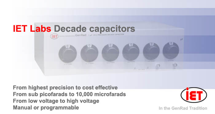 Decade capacitors