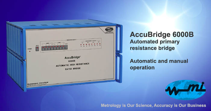 AccuBridge 6000B Automated primary resistance bridge