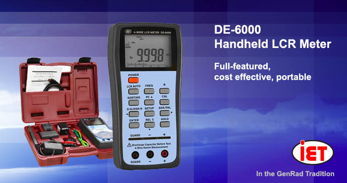 DE-6000 Handheld LCR meter