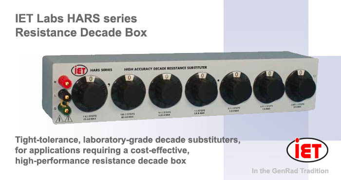 IET Labs HARS resistance decade box