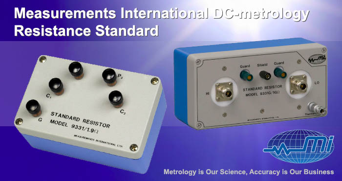 Measurements International, DC metrológia, ellenállásetalonok