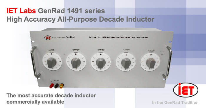 IET Labs 1491 series decade inductance box - Decade inductors - AC