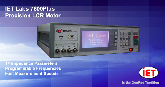 IET 7600Plus LCR Meter