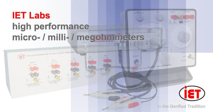 IET micro-, milli-, megohmmeters